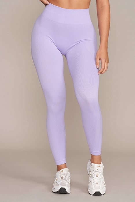 GOLDIE - WOMEN'S SEAMLESS SCRUNCH TIGHTS LAVENDER 1
