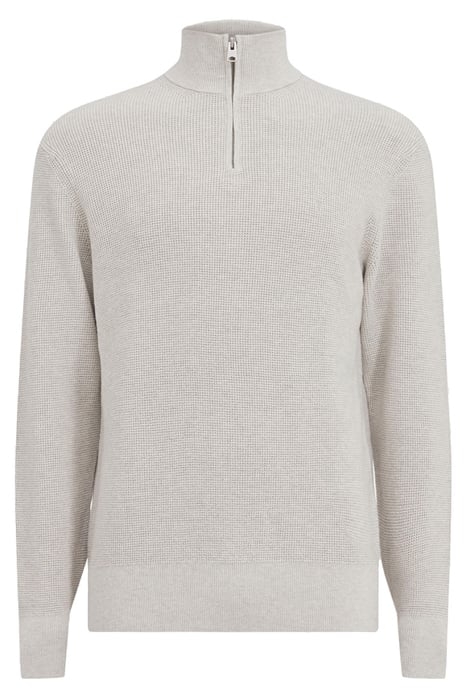 ASPEN ZIP FUNNEL PALE GREY MARL 4