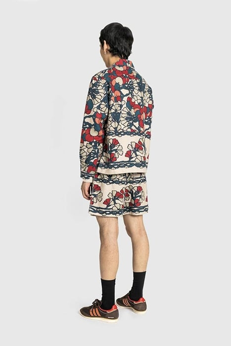 BODE – GARDEN LATTICE LONG-SLEEVE SHIRT ECRU/MULTI 3