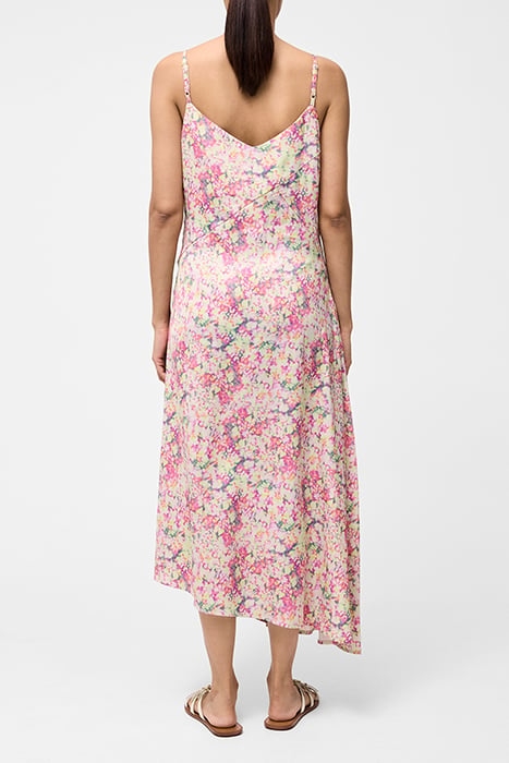 DONNA ASYMMETRIC DRESS SZ18 STRAWBERRY SHAK 2