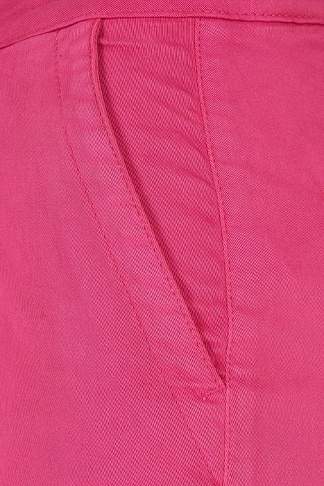LADIES COTTON TWILL UTILITY PANTS HIBISKUS PINK 5