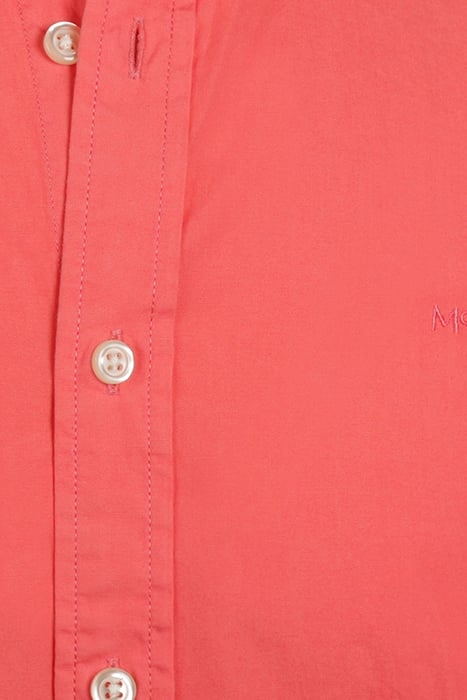 SUMMER POPLIN SHIRT CORAL RED 5