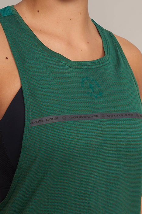 MARY LOU - WOMEN'S LOOSE-FIT TANK TOP GREEN 4