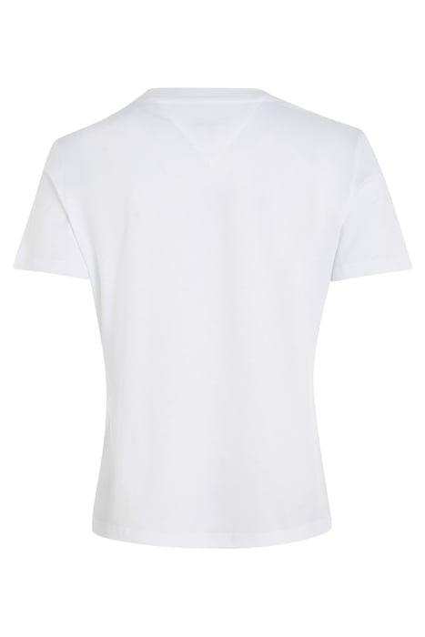 TOMMY HILFIGER TJW REGULAR FIT CREWNECK T-SHIRT, WHITE 4