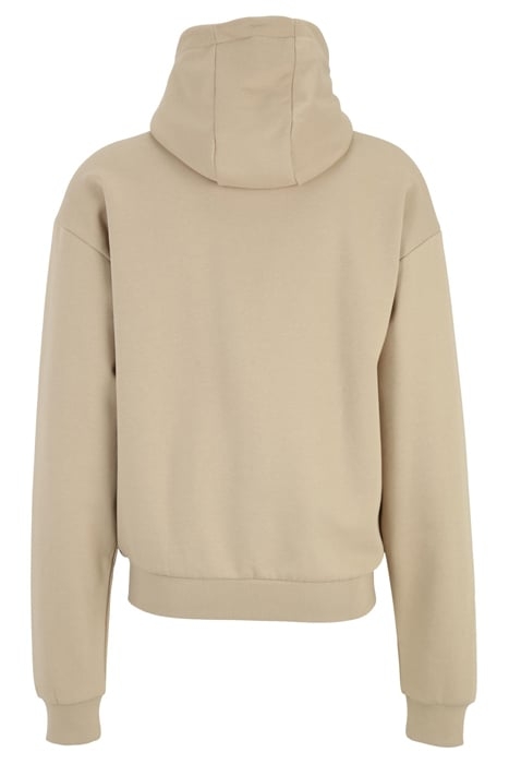 HIGH NECK ZIP HOODY WETSAND 5