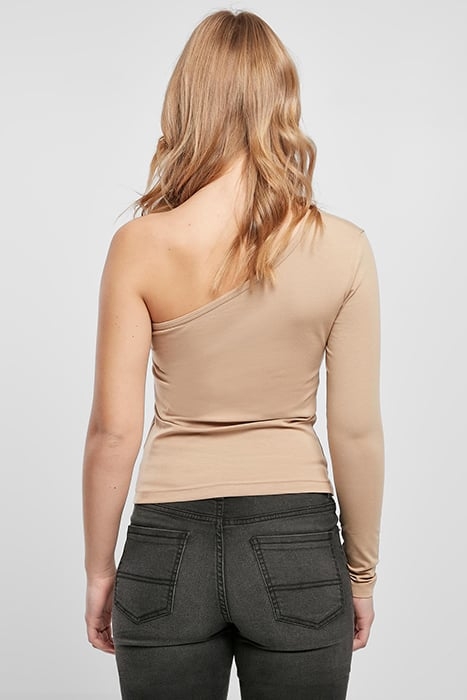 LADIES ASYMMETRIC LONGSLEEVE UNIONBEIGE 2