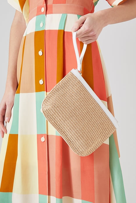 POPPY RAFFIA CLUTCH BAG NATURAL 3