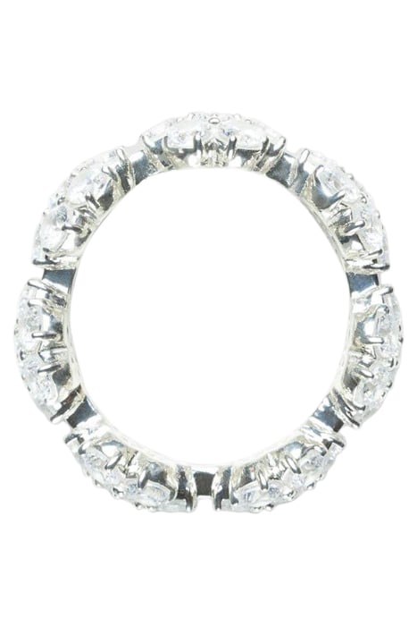 HATTON LABS – DAISY ETERNITY RING SILVER 3
