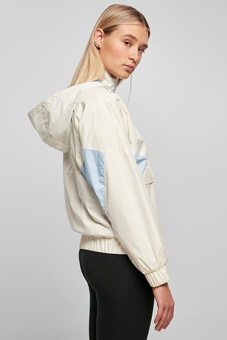 LADIES STARTER COLORBLOCK HALFZIP WINDBREAKER PALEWHITE/ICEW 7