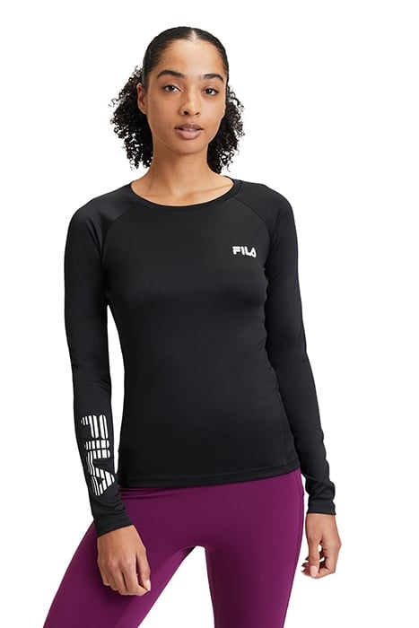 ROBBIATE RUNNING SHIRT BLACK 1
