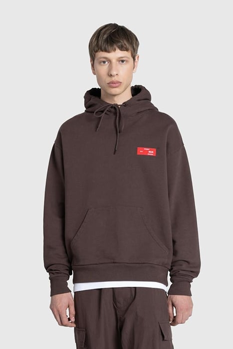 HIGHSNOBIETY – NOT IN MILAN HOODIE BROWN 1