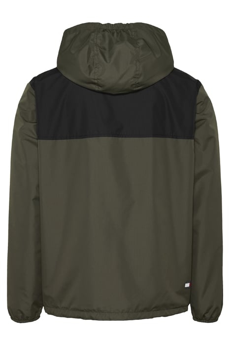 RELAXED FIT FLEECE LINED JACKET FATIGUE GREEN/BLACK 5