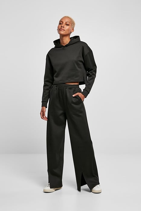 LADIES SHORT SCUBA HOODY BLACK 3