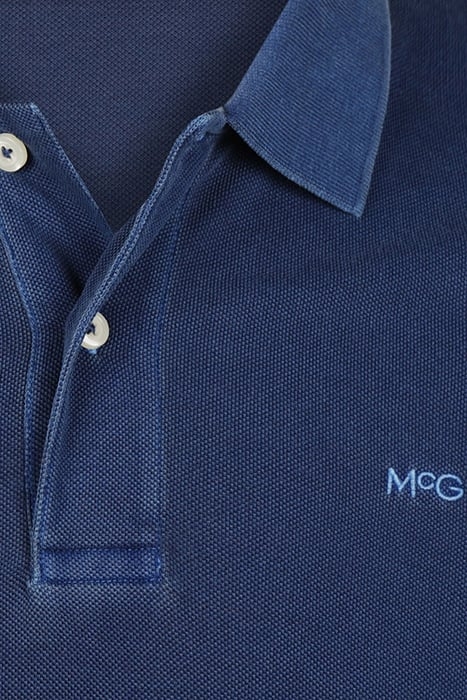 SUMMER PIQUEE POLO MEDIUM BLUE 3