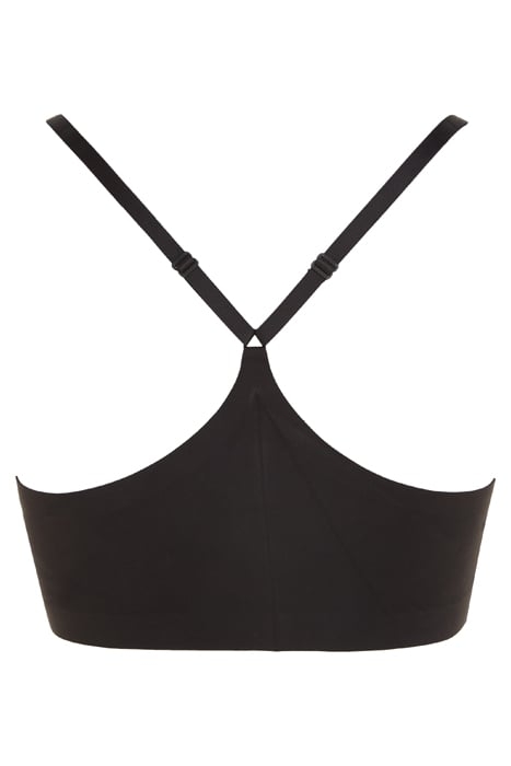 UNLINED BRALETTE, SLIM FIT, BLACK 4