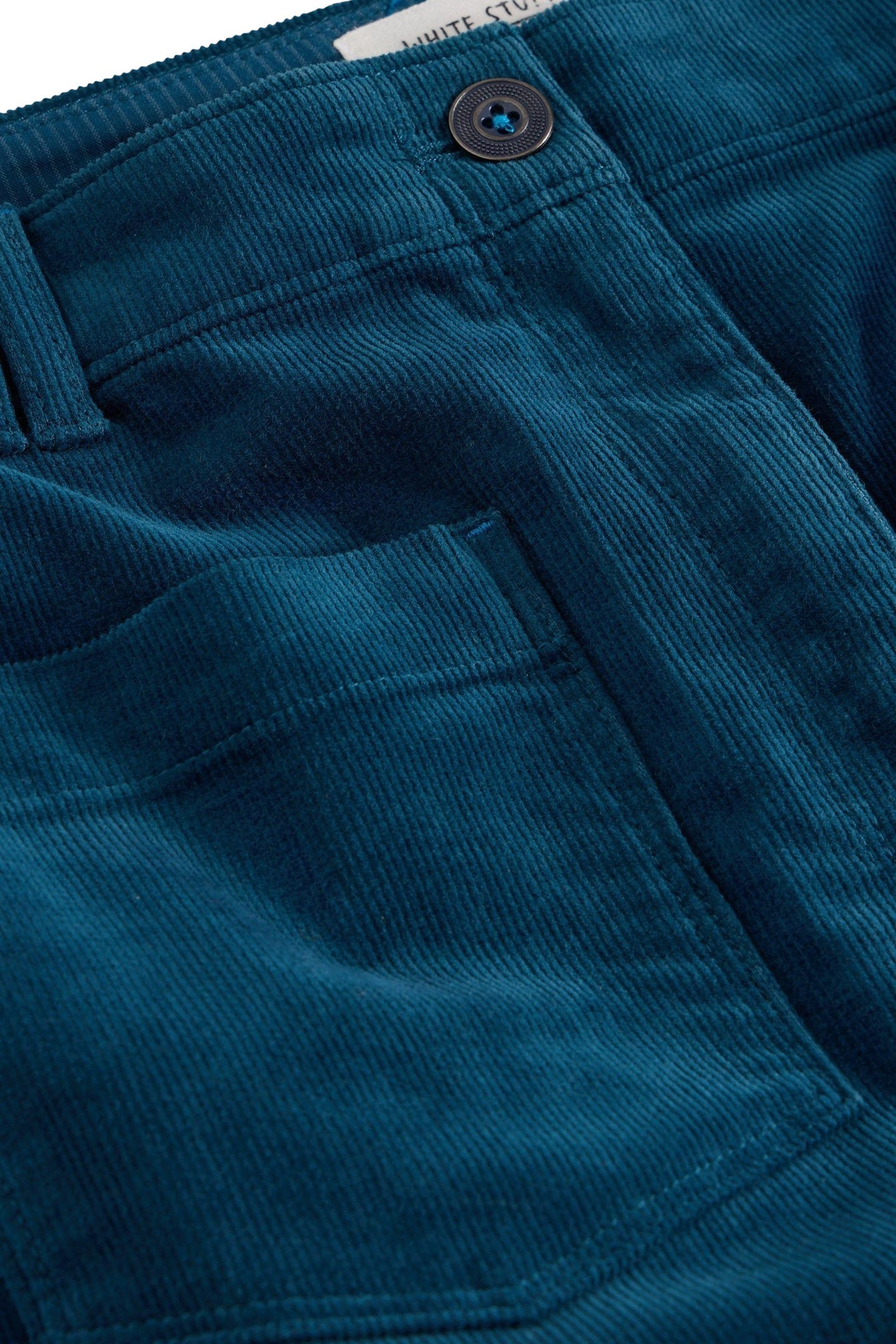 MELODY ORGANIC CORD SKIRT MID TEAL 6