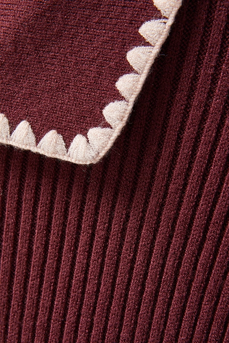 SWEATER CARDIGAN TAWNY PORT 7