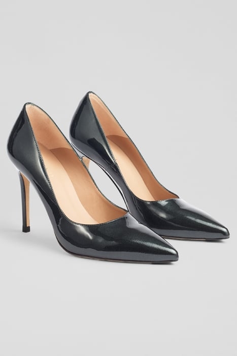 FERN SIGNATURE COURT HEEL PEWTER 2