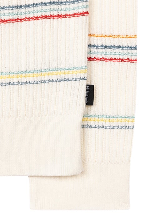 MENS SWEATER CREW NECK OFF WHITE 4