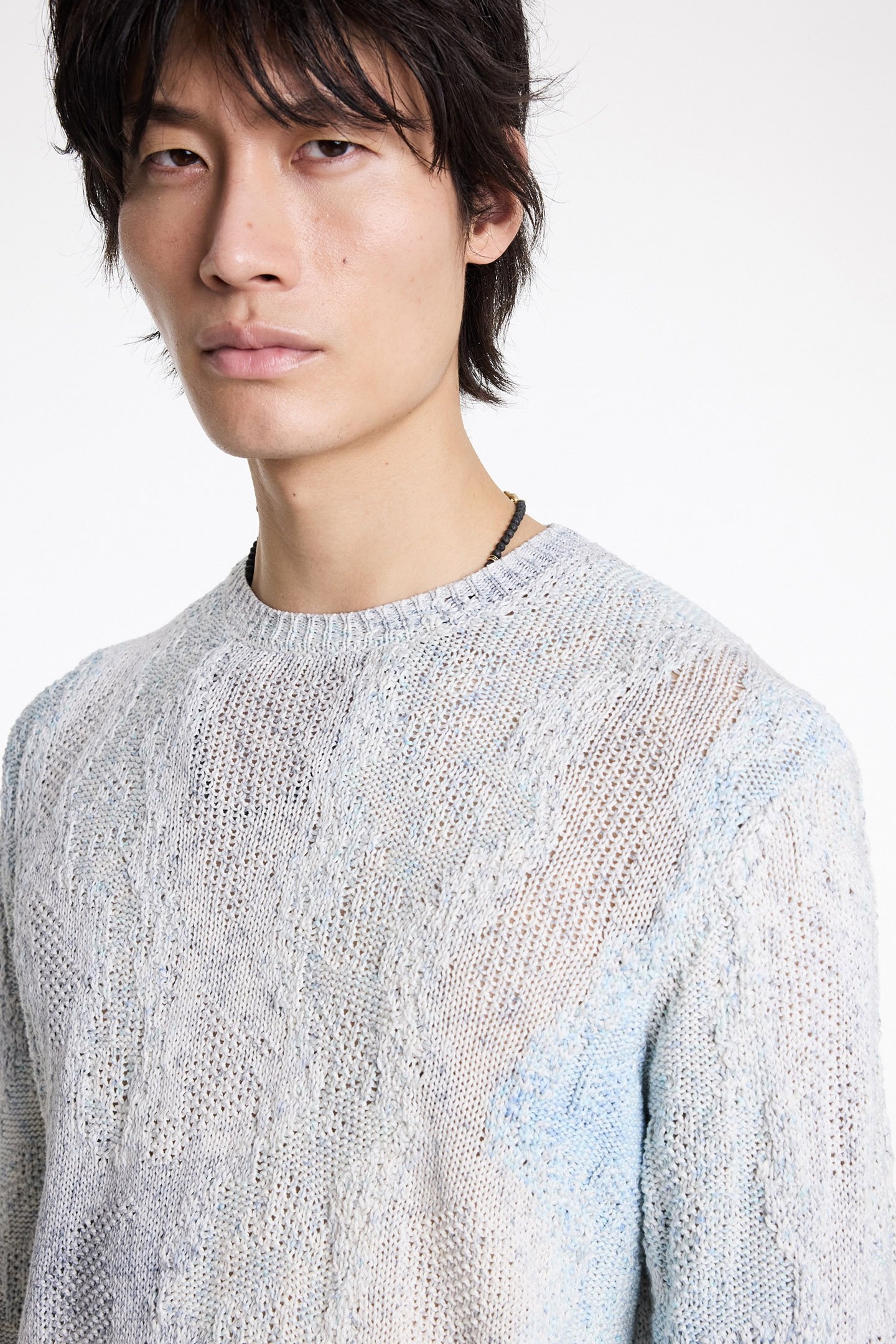 MANON EASY FIT CREWNECK FROST BLUE 3