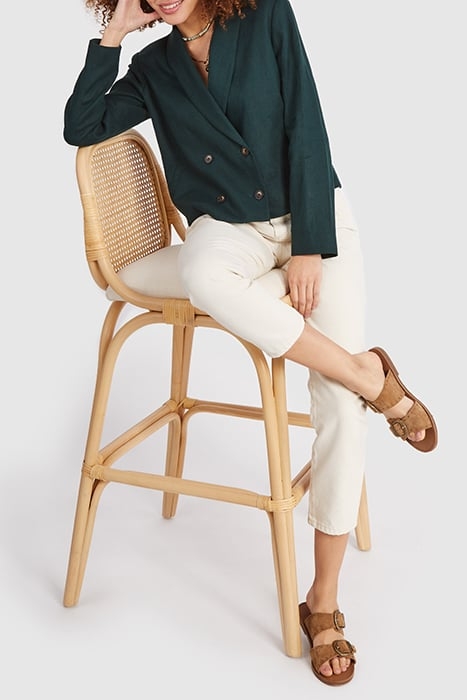 IMPERIAL GREEN LINEN SUIT JACKET 4