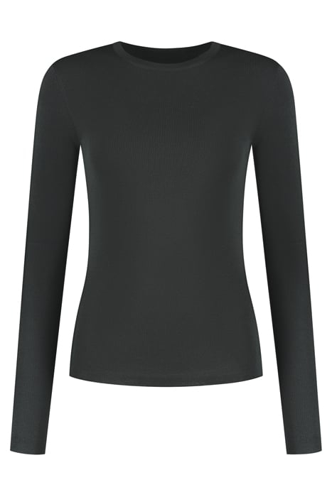 JOLIE TOP LS ROUND NECK PIRATE BLACK 1