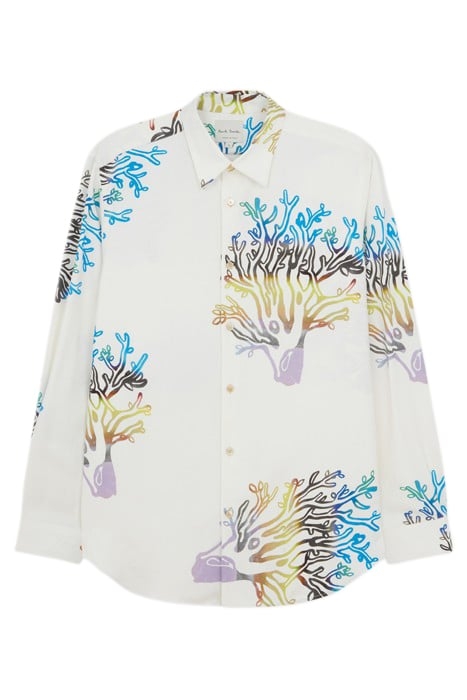 MENS S/C REGULAR FIT SHIRT OFF WHITE 1