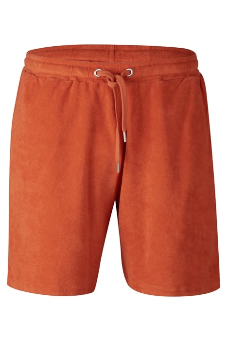 TOWELLING SHORTS ORANGE 1