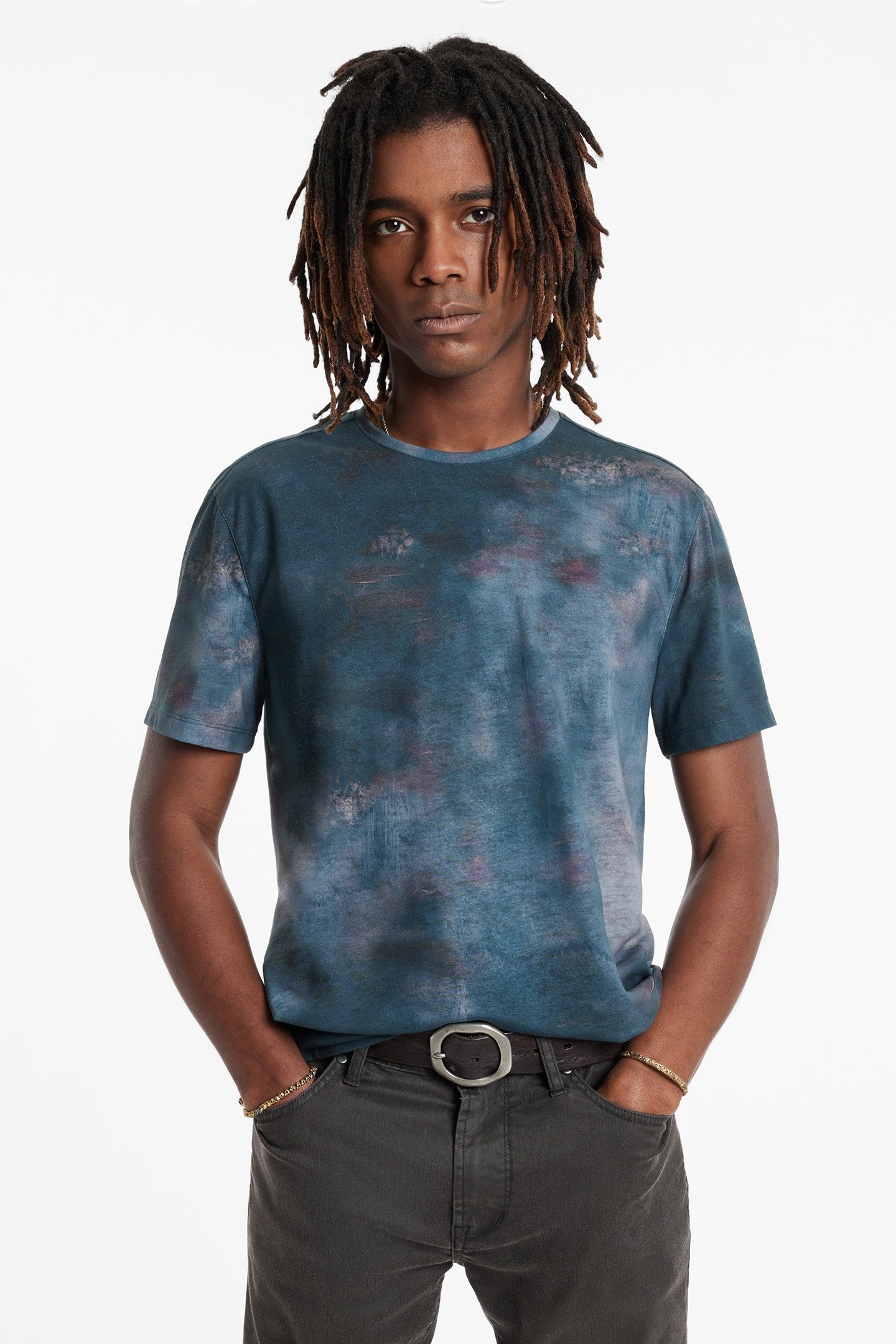 HAYES REGULAR FIT SS CREWNECK DUTCH BLUE 1