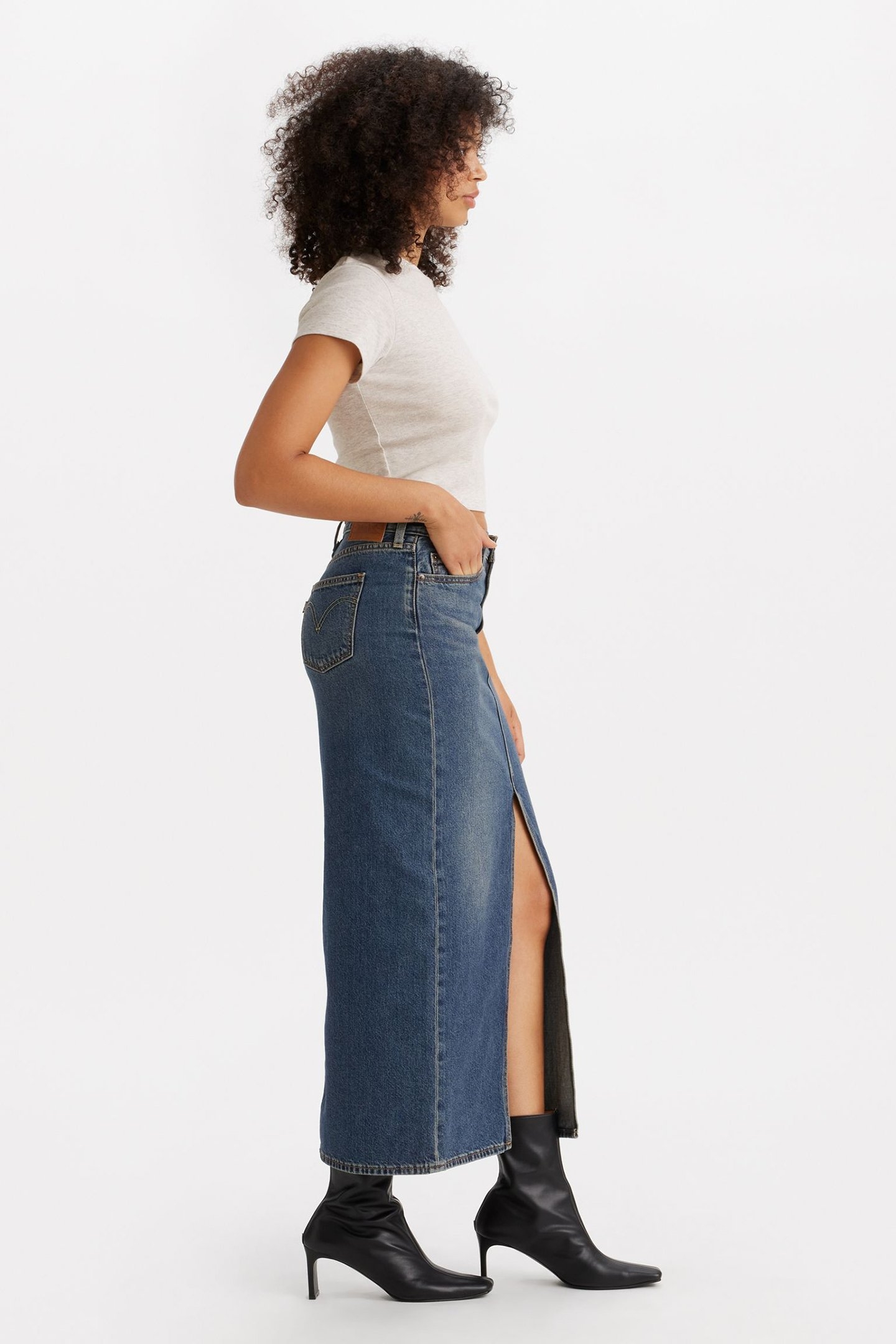 ANKLE COLUMN SKIRT WAVE HELLO 6