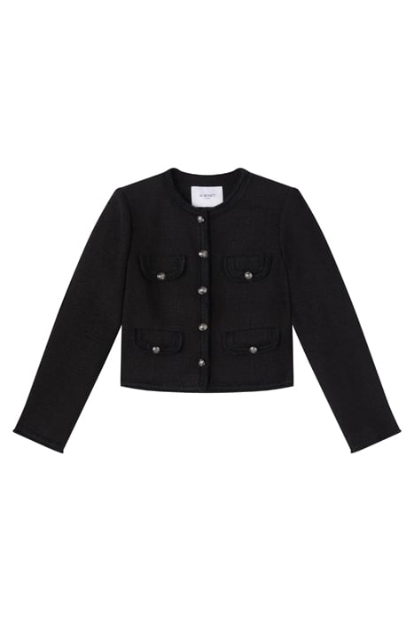 HAZEL - CROPPED JACKET BLACK 3