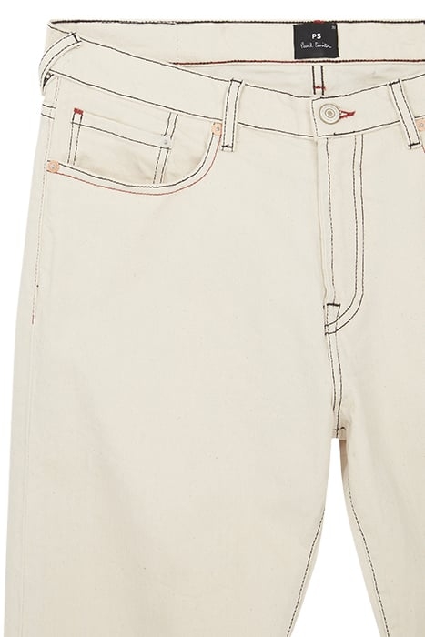 MENS TAPERED FIT JEAN OFF WHITE 3