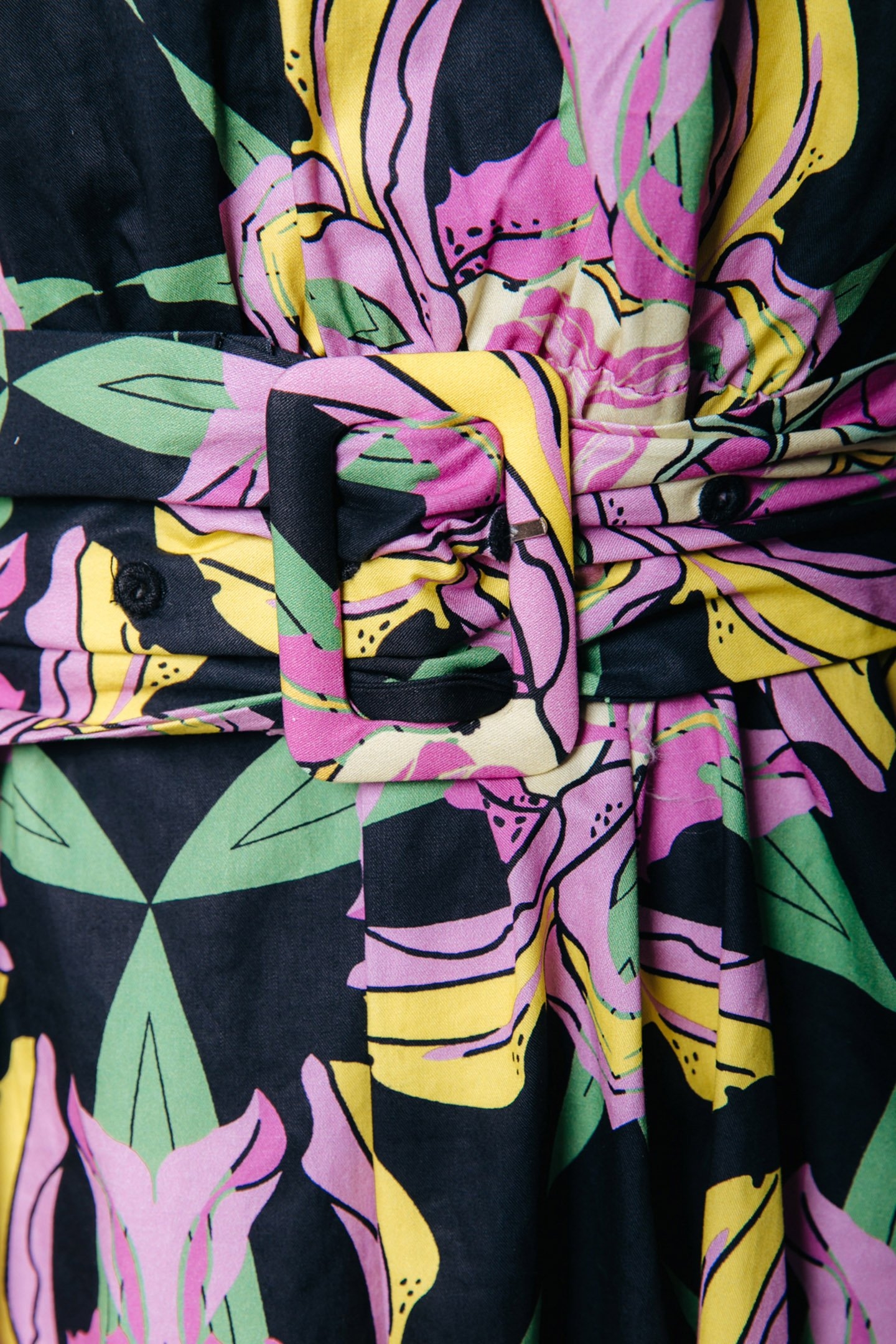 DAVINA GRAPHIC FLOWER MAXI DRESS LS CANDY PINK 8