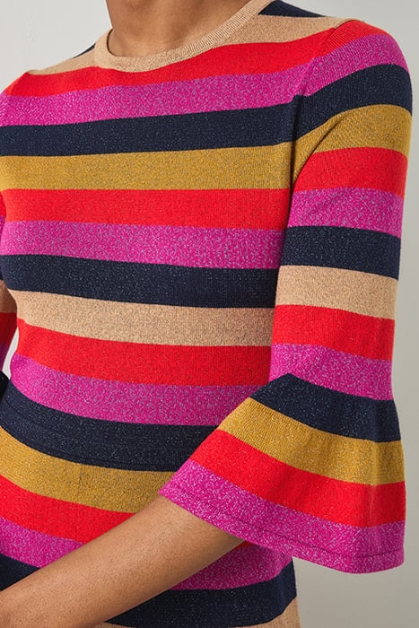 ALICE METALLIC MIDI DRESS RAINBOW 5