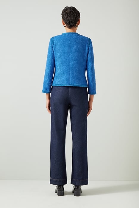 LARA TWEED JACKET NAVY ULTRABLUE 2
