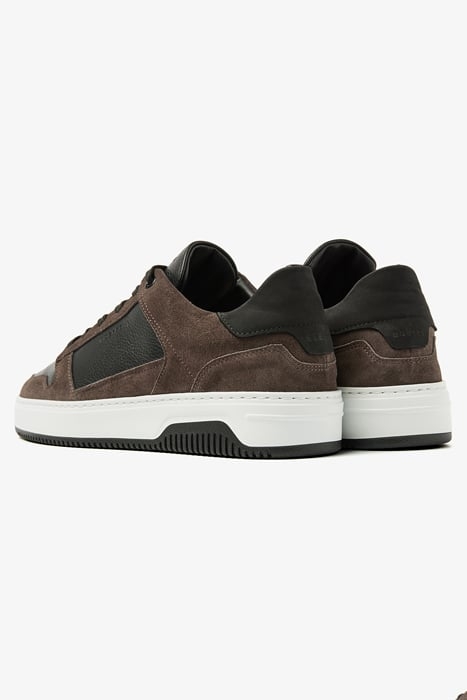 BASKET COURT (M) DK GREY SUEDE - BLACK 3
