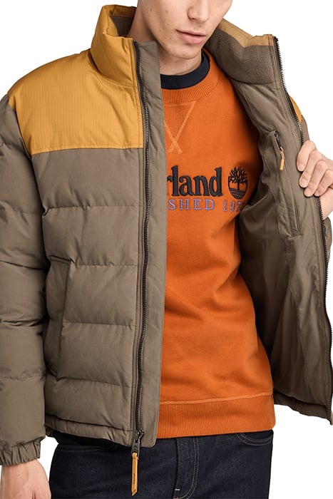 WELCH MOUNTAIN DURABLE WATER REPELLENT PUFFER JACKET WHEAT B 5