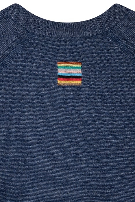 MENS SWEATER CREW NECK INKY BLUE 3