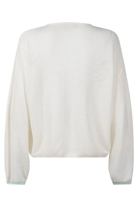 CARDIGAN LONG SLEEVES CLOUD DANCER 2