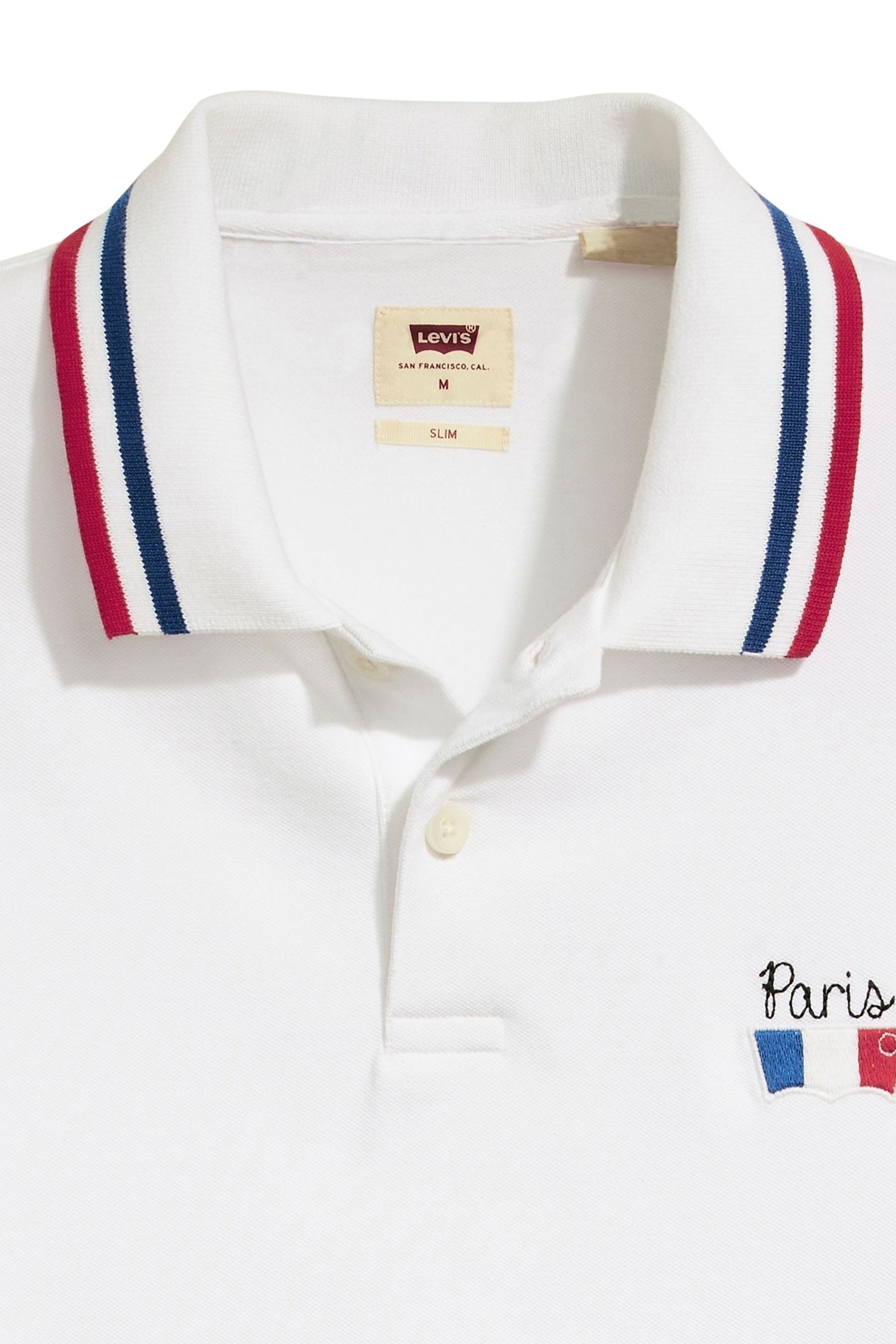 SLIM HOUSEMARK POLO WHITE PIQUE 6