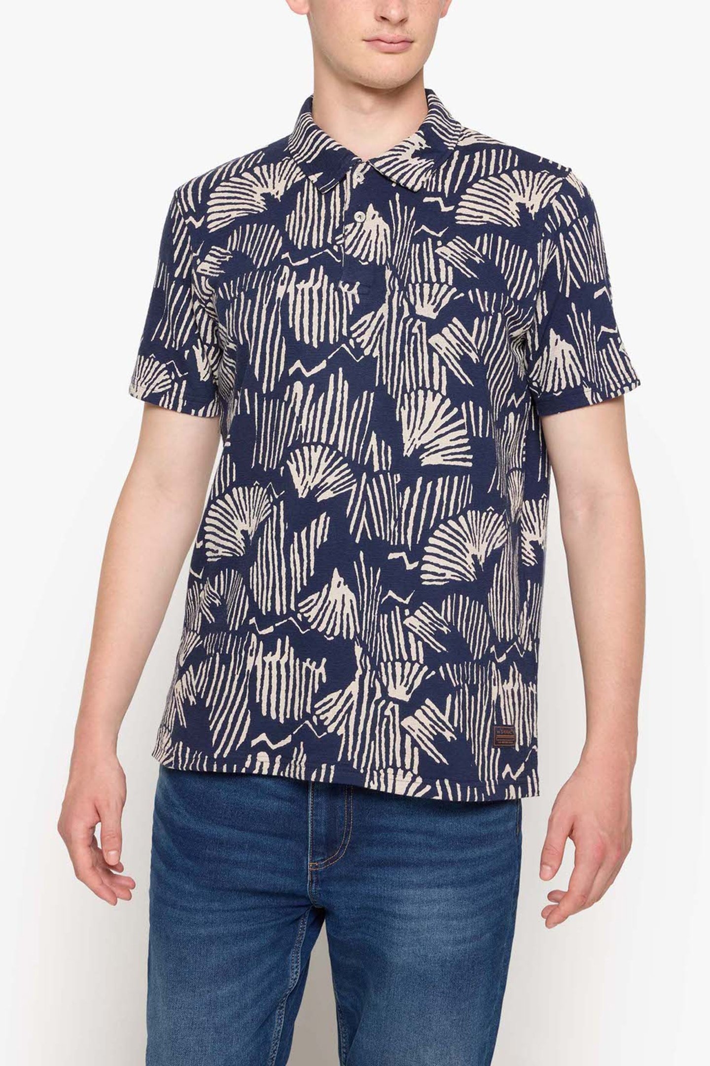 OTTOSI AOP POLO BLUE CAPTAIN 1