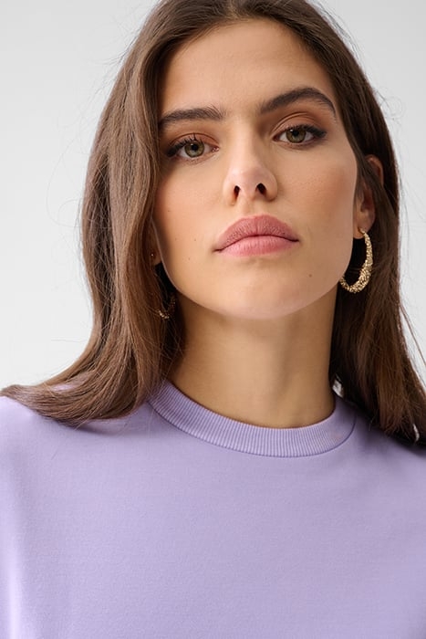 LA-SBWASHED RETRO STUDIO SWEAT LIGHTPURPLE 6