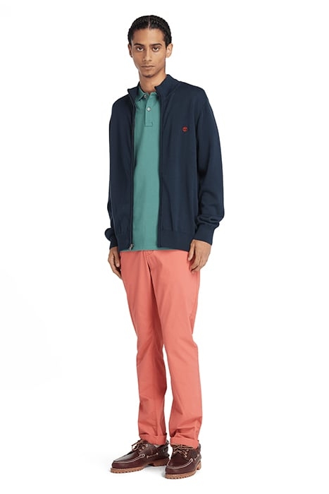 WILLIAMS RIVER COTTON YD FULL ZIP SWEATER DARK SAPPHIRE 3