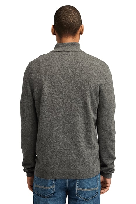 COHAS BROOK MERINO 1/4 ZIP SWEATER DARK GREY HEATHER 2