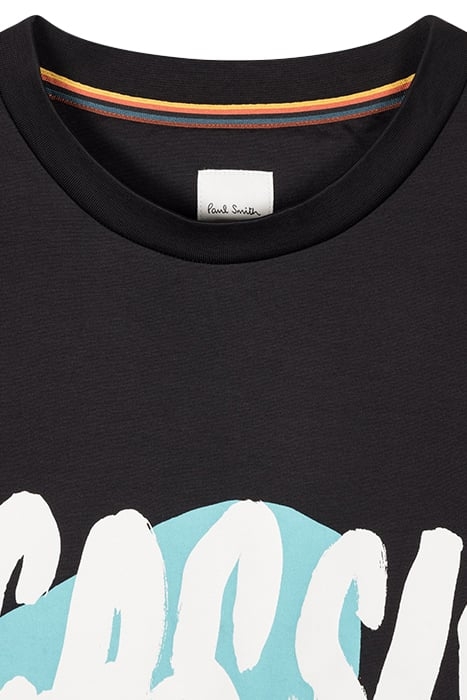 MENS TSHIRT CASSIS PRINT BLACK 2