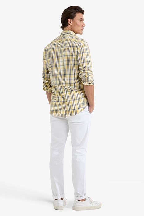 SUMMER CHECK SHIRT LEMON YELLOW 3