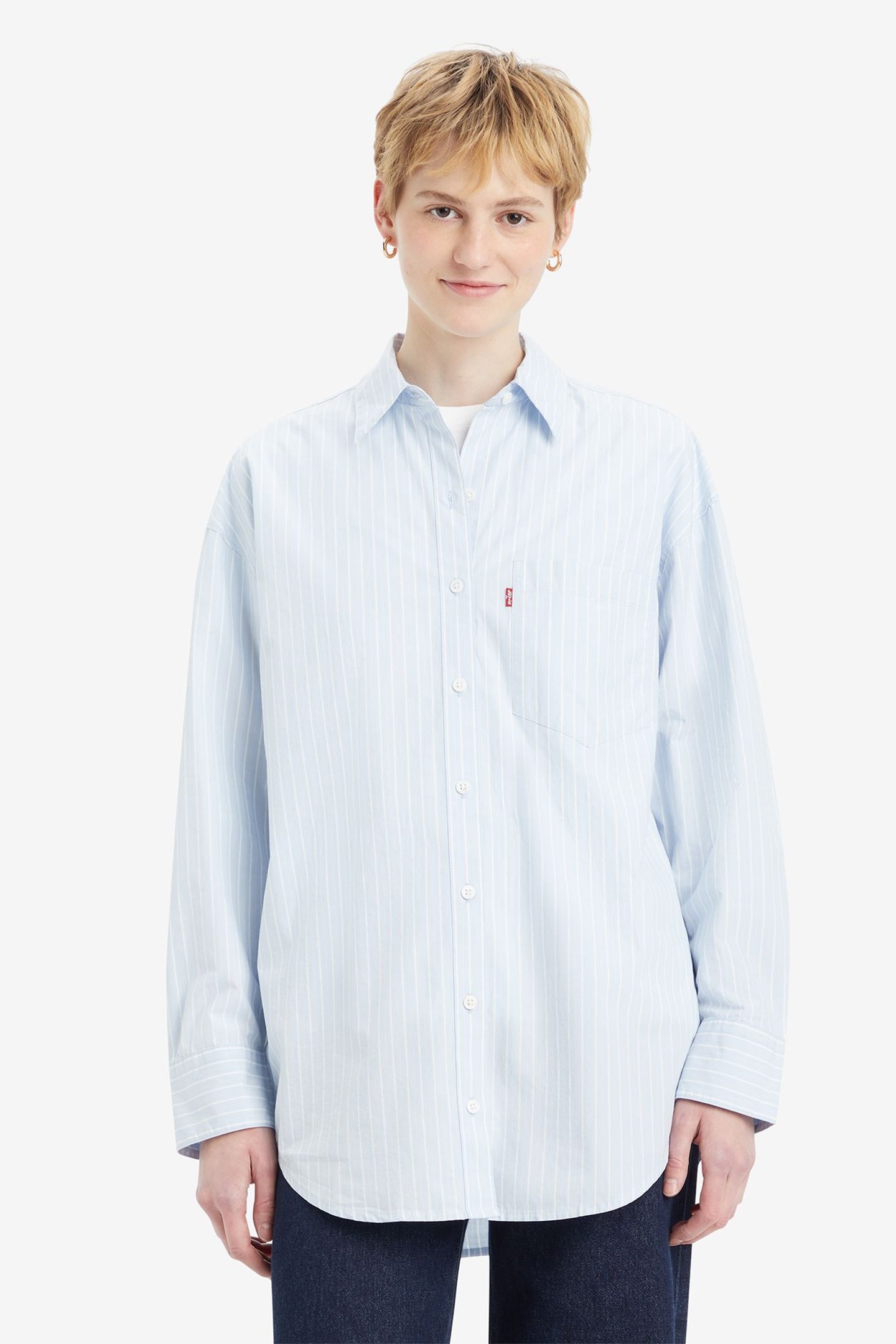 LOLA SHIRT POSEY STRIPE KENTUCKY BLUE ST 1