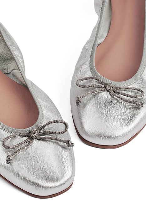 TRILLY BALLERINA SHOES SILVER 4