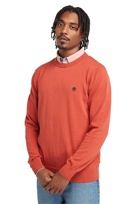 WILLIAMS RIVER COTTON YD SWEATER HOT SAUCE 1