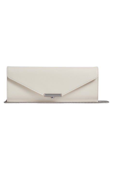LUCILLE LONG CLUTCH BAG ECRU 1
